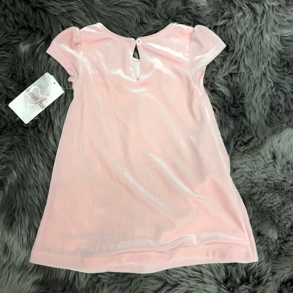 4 Ever Free | Girl's Velvet Dress | Pink | Size 2 - Picture 2 of 2